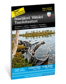 Waterkaart Sjö- och kustkartor Inarijärvi, Vätsäri & Tsarmitunturi | Finland | Calazo
