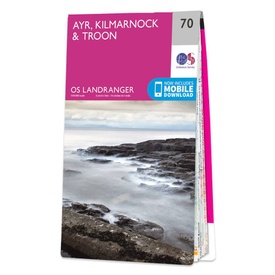 Wandelkaart - Topografische kaart 070 Landranger Ayr, Kilmarnock & Troon | Ordnance Survey