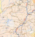 Wegenkaart - landkaart Zambia | Tracks4Africa