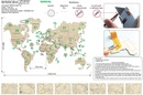 Wereldkaart van hout - Legpuzzel Wooden World Map Extra Large | Wooden City
