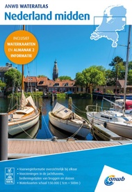 Waterkaart ANWB wateratlas Wateratlas Nederland Midden | ANWB Media