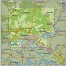 Wandelkaart - Topografische kaart ZV Zuid Veluwe | Tragepaden