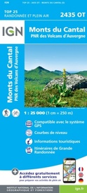 Wandelkaart - Topografische kaart 2435OT Monts du Cantal | IGN - Institut Géographique National