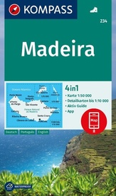 Wandelkaart 234 Madeira | Kompass