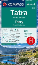 Wandelkaart 2130 Tatry - Tatra, Hoge Tatra | Kompass