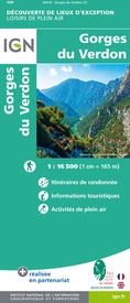 Wandelkaart - Topografische kaart 82018 Gorges du Verdon | IGN - Institut Géographique National