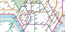 Wandkaart - Stadsplattegrond Arnhem Metro Transit Map - Metrokaart | Victor van Werkhoven