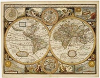 Wereld antiek 1651 90,5 x 69 cm