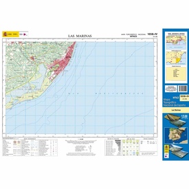 Topografische kaart 1058-IV Las Marinas | CNIG - Instituto Geográfico Nacional1