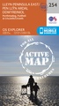 Wandelkaart - Topografische kaart 254 OS Explorer Map | Active Lleyn Peninsular Eas t/ PEN Llyn Ardal Ddwyre | Ordnance Survey