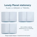 Reisdagboek blauw - groot Notebook | Lonely Planet