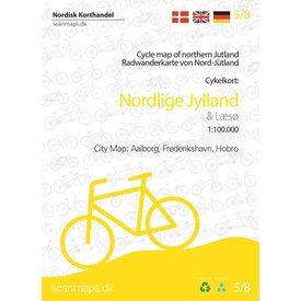 Fietskaart 5/8 Nordlige Jylland - Noordelijk Jutland | Scanmaps