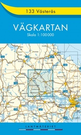 Wegenkaart - landkaart 133 Vägkartan Västerås | Lantmäteriet