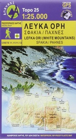 Wandelkaart 11.11/12 Lefka Ora, Sfakia - Pahnes - Kreta | Anavasi