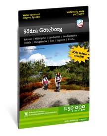 Wandelkaart - Fietskaart Terrängkartor Södra Göteborg - westkust Zweden | Calazo