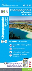 Wandelkaart - Topografische kaart 3326ET Champagnole | IGN - Institut Géographique National