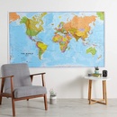 Prikbord Wereldkaart, politiek, 196 x 120 cm | Maps International