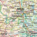 Wegenkaart - landkaart India | Gizi Map