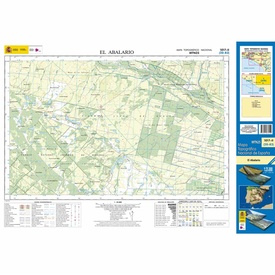 Topografische kaart 1017-II El Abalario | CNIG - Instituto Geográfico Nacional1