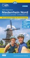 Fietskaart ADFC Regionalkarte Niederrhein Nord | BVA BikeMedia