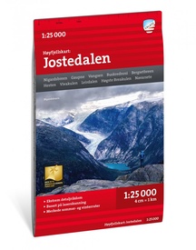 Wandelkaart Hoyfjellskart Jostedalen | Calazo