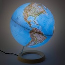 Wereldbol - Globe 17 Neon Classic ø 30 cm | Met Verlichting | National Geographic