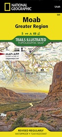 Wandelkaart 505 Topographic Map Guide Moab Greater Region | National Geographic