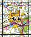 Topografische kaart - Wandelkaart 45E Oss | Kadaster