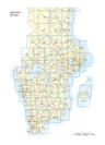 Overzicht wegenkaarten 1:100.000 Zuid Zweden - Lantmariet