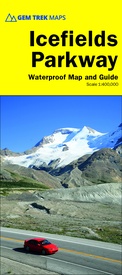 Wegenkaart - landkaart Icefields Parkway | Gem Trek Maps