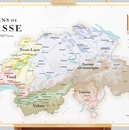 Poster Suisse Vins Carte | 70 x 50 cm | La carte des vins