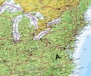 Wandkaart - Magneetbord Noord Amerika - North America Political 120 x 100 cm | Maps International Wandkaart Noord Amerika, politiek, 100 x 120 cm | Maps International