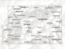 Wandelkaart - Topografische kaart 2520 Jungfrau region | Swisstopo