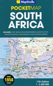 Wegenkaart - landkaart Pocket map South Africa Zuid Afrika | MapStudio
