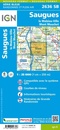 Wandelkaart - Topografische kaart 2636SB Saugues | IGN - Institut Géographique National