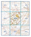 Topografische kaart - Wandelkaart 58B Panningen | Kadaster