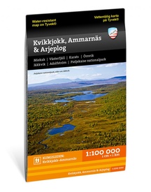 Wandelkaart Fjällkartor 1:100.000 Kvikkjokk, Ammarnäs & Arjeplog | Zweden | Calazo