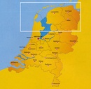 Wegenkaart - landkaart Nederland Noord - Midden - Zuid set | ANWB Media