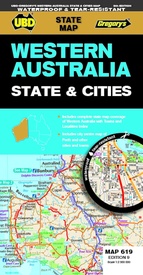 Wegenkaart - landkaart 619 Western Australia State & Cities | UBD Gregory's