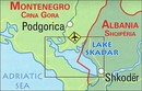 Wandelkaart Skutari See National Park - Meer van Shkodër - Skadarmeer - Lake Skadar | Huber Verlag