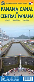 Wegenkaart - landkaart Panama Canal - Central Panama | ITMB