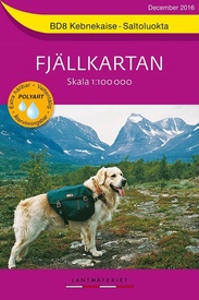 Wandelkaart BD8 Fjällkartan Kebnekaise - Saltoluokta | Lantmäteriet