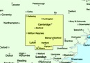 Fietskaart 17 Cycle Map South Cambridgeshire, Beds & Herts | Sustrans