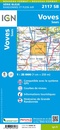 Wandelkaart - Topografische kaart 2117SB Voves - Sours | IGN - Institut Géographique National