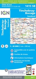 Wandelkaart - Topografische kaart 1415SB Tinchebray - Bocage | IGN - Institut Géographique National