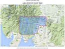 Wandelkaart Lake District Zuid Oost | Harvey Maps