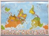 Wereldkaart Wereld upside down, 136 x 100 cm | Maps International