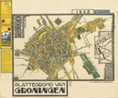 Historische Kaart Plattegrond van Groningen - De kaart van Siebe Jan Bouma 1925 | GRAS