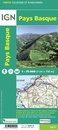 Fietskaart - Wandelkaart 23 Pays Basque | IGN - Institut Géographique National
