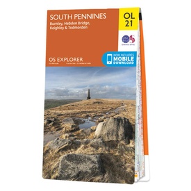 Wandelkaart - Topografische kaart OL21 OS Explorer Map South Pennines | Ordnance Survey